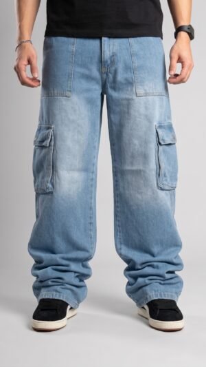 Jean baggy c/ fuelle Praia