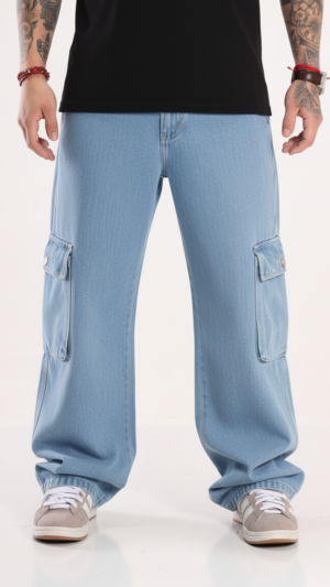 Jean baggy c/fuelle Mediterraneo