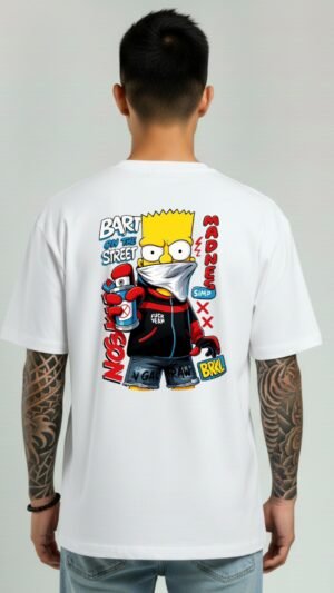 REMERA OVER BART ON THE STREET