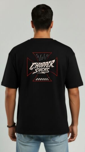 REMERA OVER CHOPPERS SUCKS