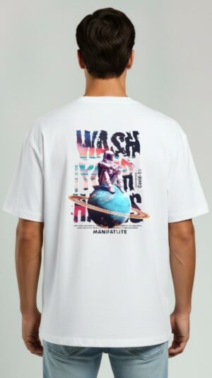 REMERA OVER WASH