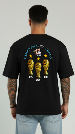 REMERA OVER CAMPEONES