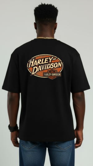 REMERA OVER HARLEY CYCLES