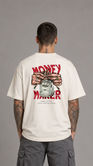 REMERA OVER MONEY MAKER