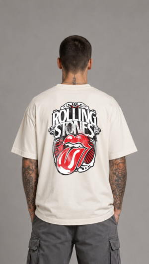 REMERA OVER ROLLING STONES