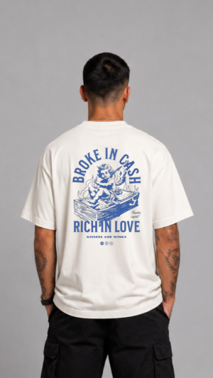 REMERA OVER RICH IN LOVE
