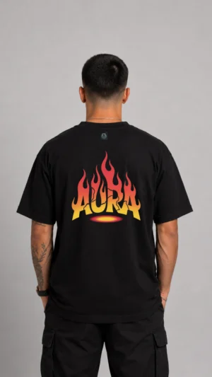 REMERA OVER AURA