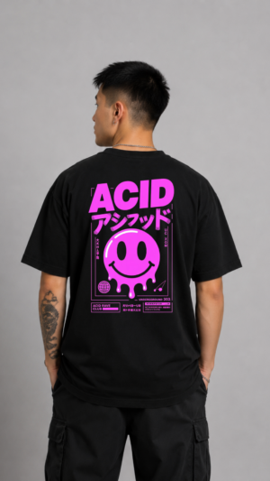 REMERA OVER ACID