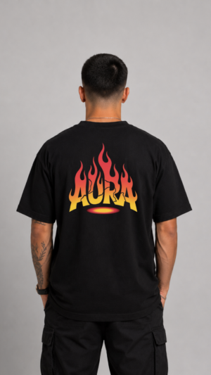 REMERA OVER AURA