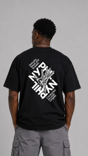 REMERA OVER CONDUCTED
