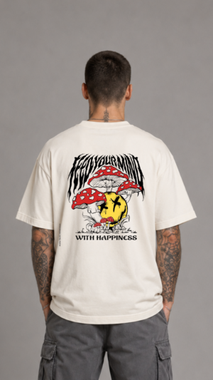 REMERA OVER HAPPINESS