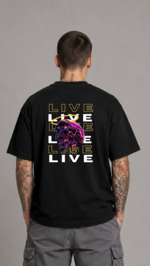 REMERA OVER LIVE
