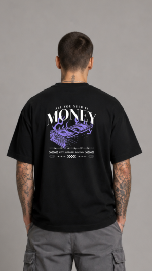 REMERA OVER MONEY