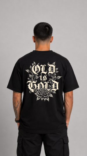 REMERA OVER OLD IS GOLD
