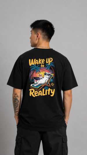 REMERA OVER WAKE UP