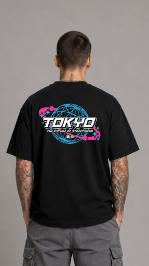 REMERA OVER TOKYO STREETWEAR