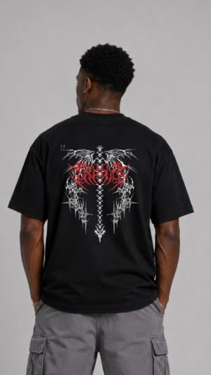 REMERA OVER SKULL WINDS