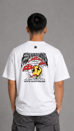 REMERA OVER HAPPINESS