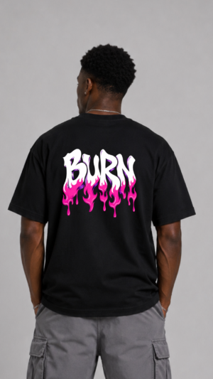 REMERA OVER BURN