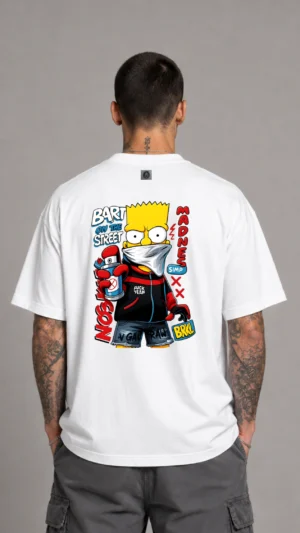 REMERA OVER BART ON THE STREET