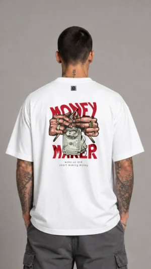 REMERA OVER MONEY MAKER