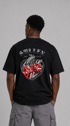 REMERA OVER ART CREW