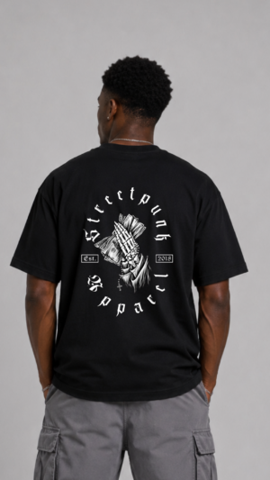 REMERA OVER STREET PUNK