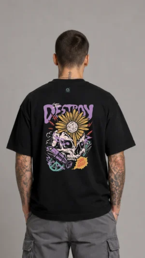 REMERA OVER DESTROY