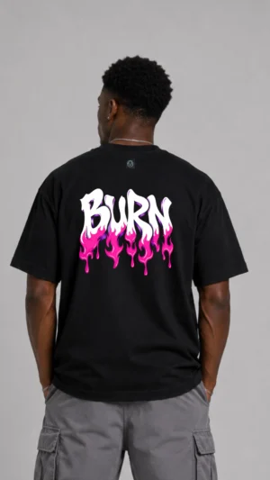 REMERA OVER BURN
