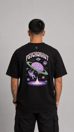 REMERA OVER PSYCHONAUT