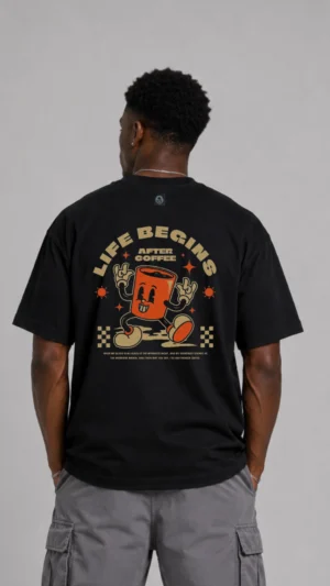 REMERA OVER LIFE BEGINS