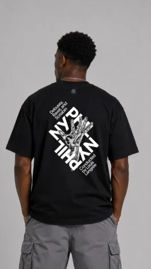REMERA OVER CONDUCTED