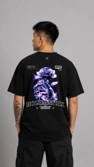REMERA OVER HOLOMATRIX