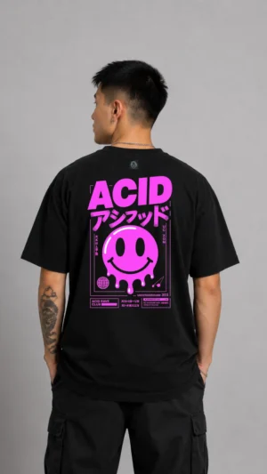 REMERA OVER ACID