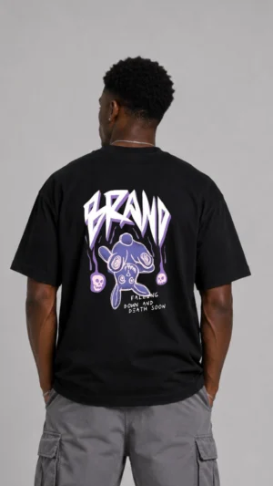 REMERA OVER BRAND