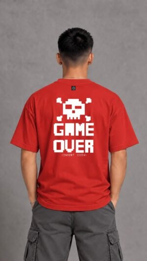 REMERA OVER GAME OVER