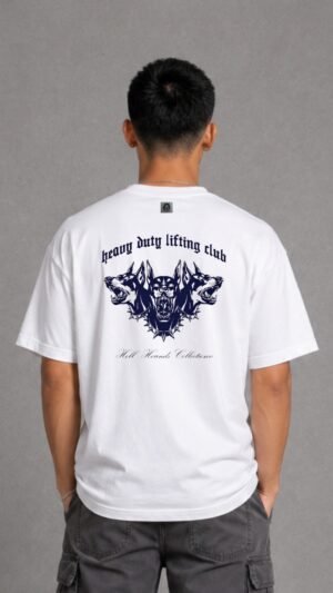 REMERA OVER LIFTING CLUB