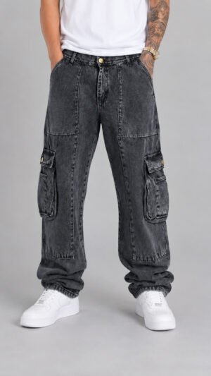 Jean Mom Cargo Chelsea - frente